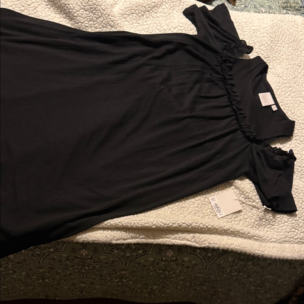 LC Lauren Conrad Black Kids Casual Dress - Picture 5 of 5